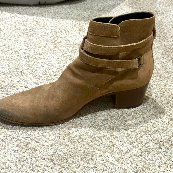 Saint Laurent suade booties - Picture 1 of 2